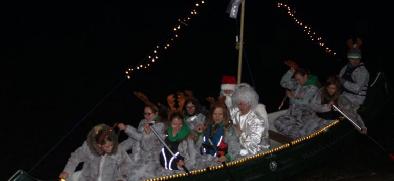 Weihnachtsfeier bei den Kanuten am Zonser Rhing