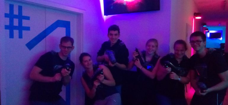WSC Jugend beim Lasertag in Köln