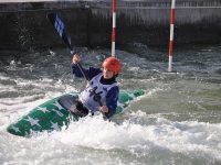 Anna und Tobias beim internationalen Frühjahrsrennen nahe Leipzig