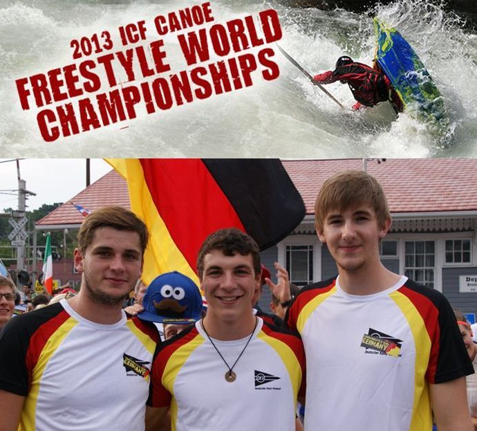 WSC behauptet sich bei Kajak-Freestyle WM in Nantahala, USA 2013