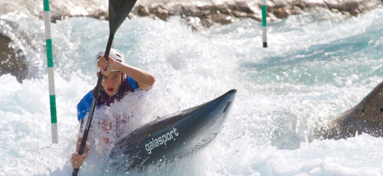 Marten Konrad qualifizierte sich für die deutsche Nationalmannschaft im Kanuslalom.