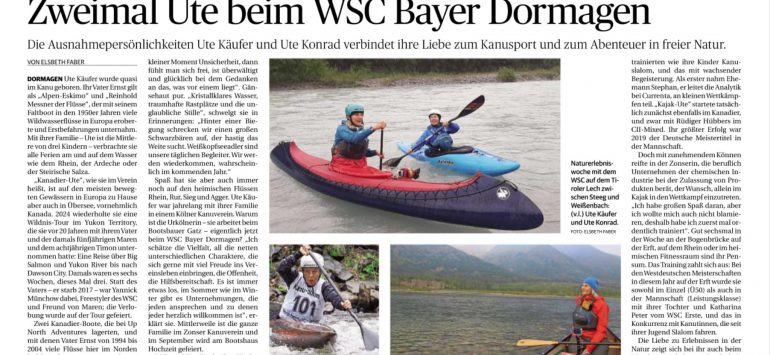 Zweimal Ute beim WSC Bayer Dormagen