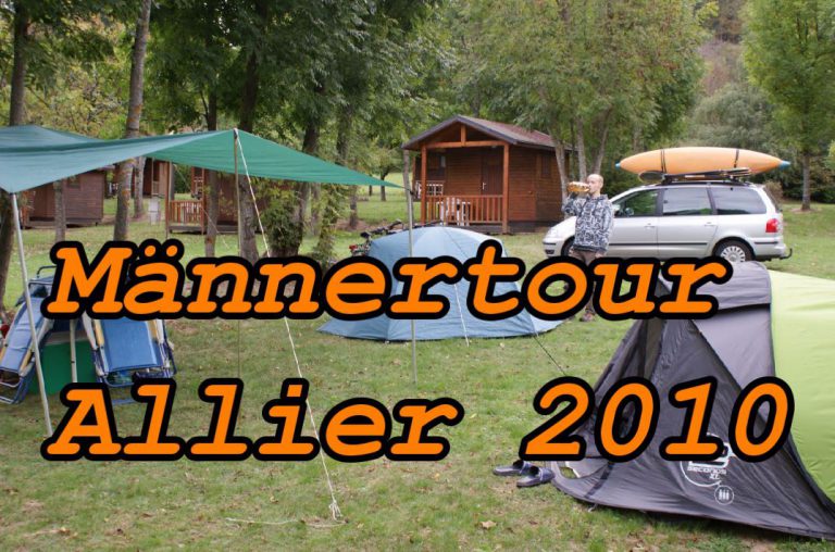 Wildwasser-Männertour 2010 am Allier